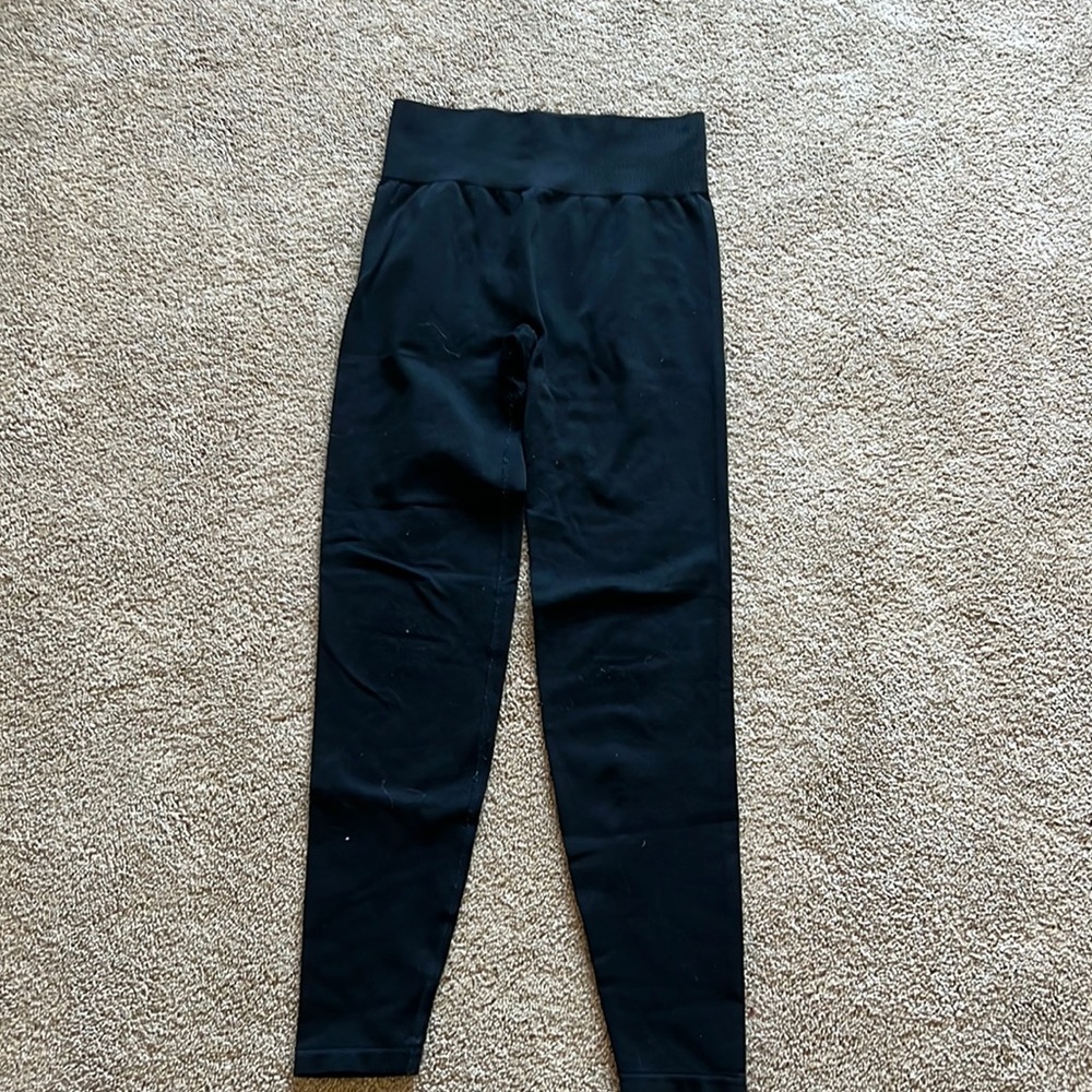 Victoria’s Secret pink black leggings